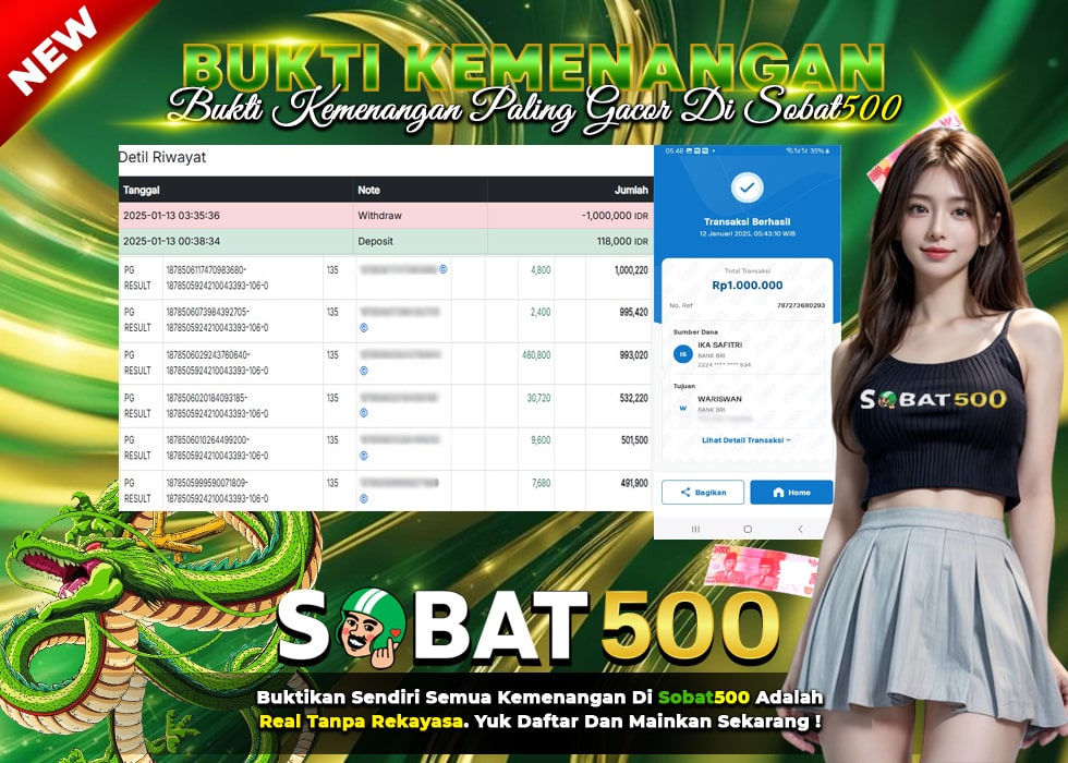 BUKTI JACKPOT SLOT MAHJONG WAYS TERPERCAYA DI INDONESIA TGL 13-01-2025