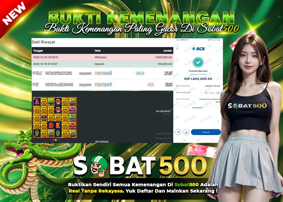 BUKTI JACKPOT SLOT 7 CLOVER OF FORTUNE TERPERCAYA DI INDONESIA TGL 20-01-2025