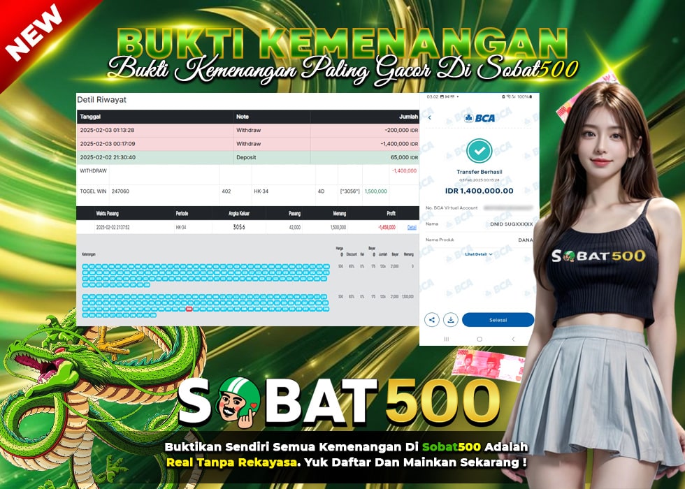 BUKTI JACKPOT TOGEL HONGKONG TERPERCAYA DI INDONESIA TGL 03-02-2025