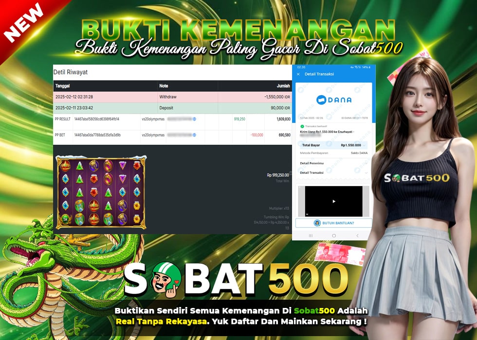 BUKTI JACKPOT SLOT GATES OF OLYMPUS XMAS 1000 TERPERCAYA DI INDONESIA TGL 12-02-2025