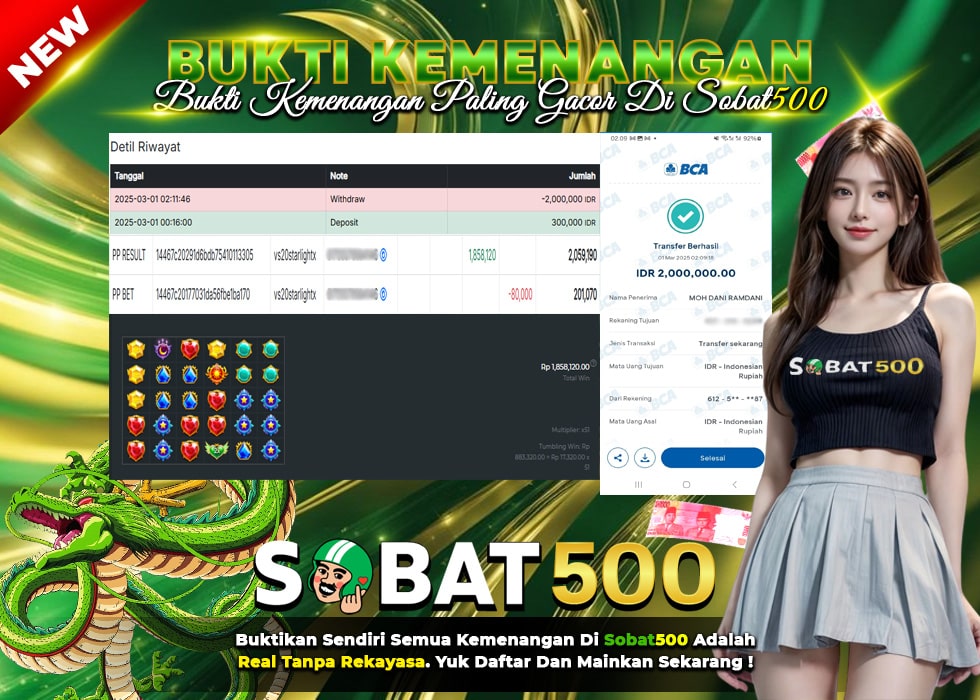 BUKTI JACKPOT SLOT STARLIGHT PRINCESS 1000 TERPERCAYA DI INDONESIA TGL 01-03-2025