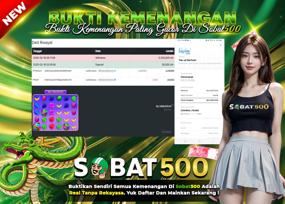 BUKTI JACKPOT SLOT SWEET BONANZA 1000 TERPERCAYA DI INDONESIA TGL 18-02-2025