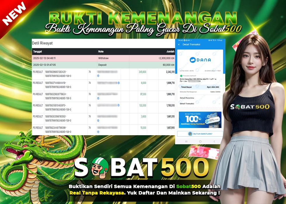 BUKTI JACKPOT SLOT MAHJONG WAYS TERPERCAYA DI INDONESIA TGL 13-02-2025