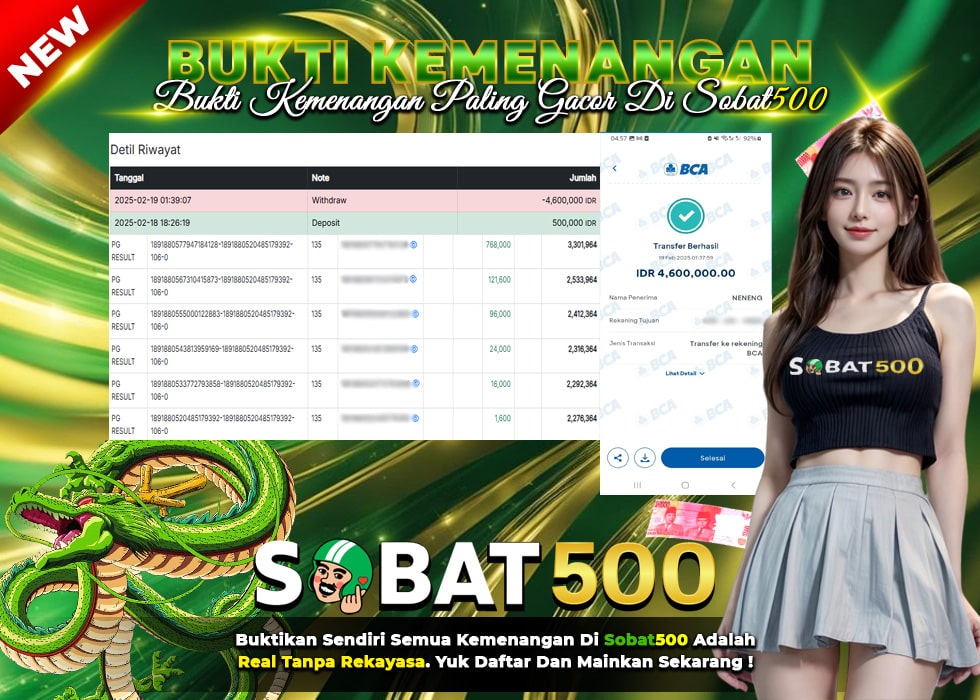 BUKTI JACKPOT SLOT WILD BOUNTY SHOWDOWN TERPERCAYA DI INDONESIA TGL 19-02-2025