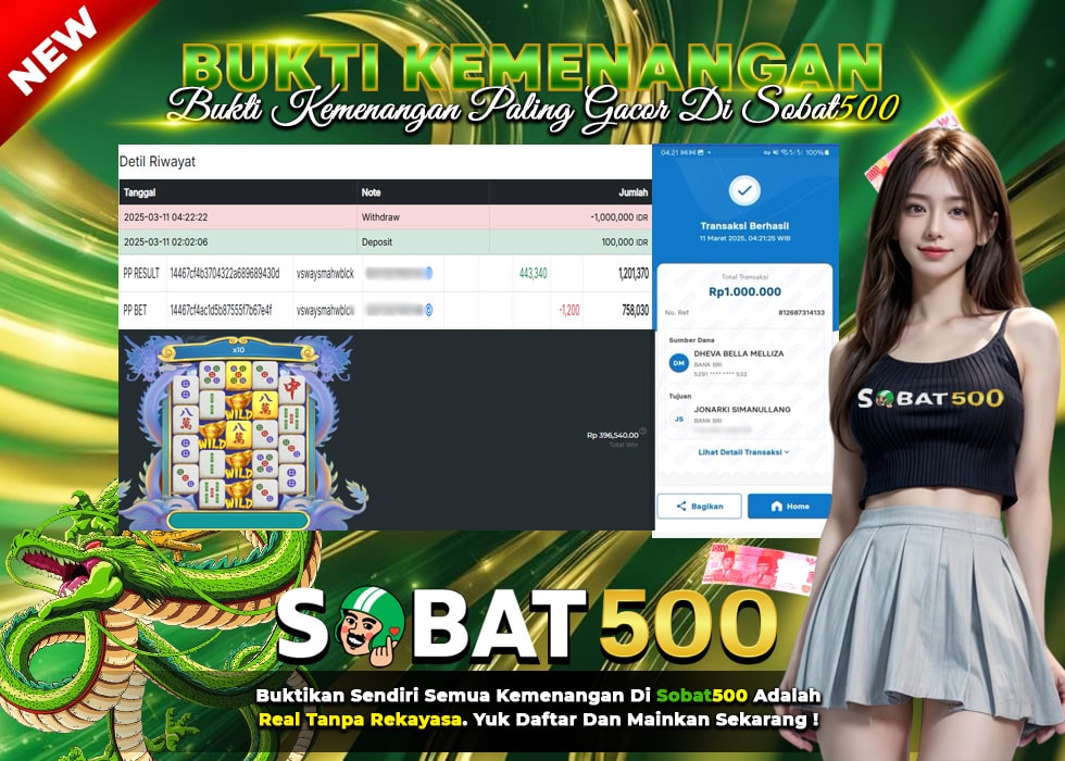 BUKTI JACKPOT SLOT MAHJONG WINS 3 TERPERCAYA DI INDONESIA TGL 11-03-2025