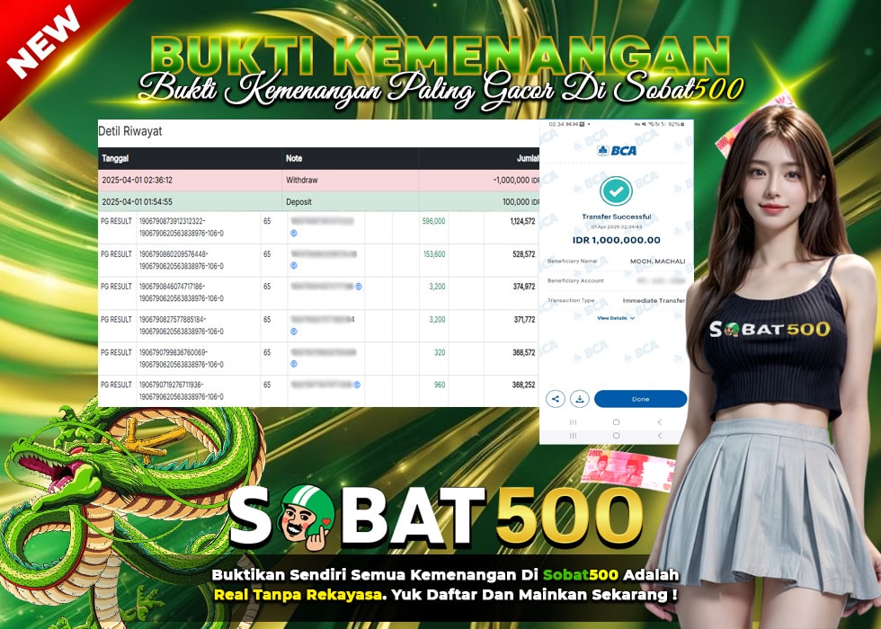 BUKTI JACKPOT SLOT MAHJONG WAYS TERPERCAYA DI INDONESIA TGL 01-04-2025
