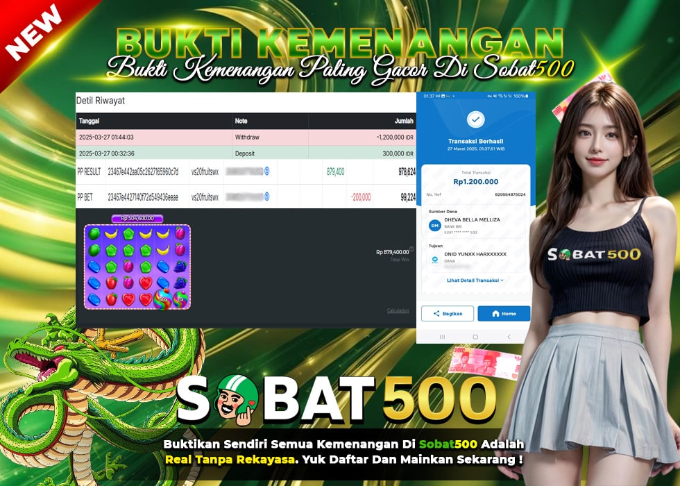 BUKTI JACKPOT SLOT SWET BONANZA 1000 TERPERCAYA DI INDONESIA TGL 27-03-2025