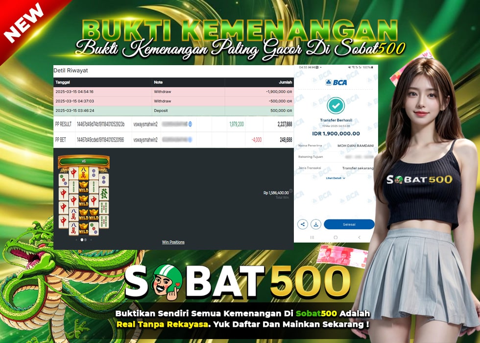 BUKTI JACKPOT SLOT MAHJONG WINS 2 TERPERCAYA DI INDONESIA TGL 15-03-2025