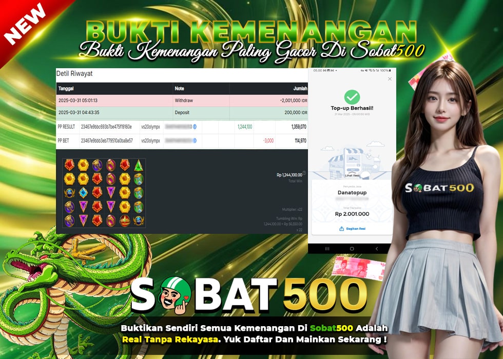 BUKTI JACKPOT SLOT GATES OF OLYMPUS 1000 TERPERCAYA DI INDONESIA TGL 31-03-2025