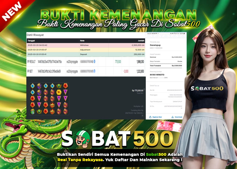 BUKTI JACKPOT SLOT GATES OF OLYMPUS TERPERCAYA DI INDONESIA TGL 20-03-2025
