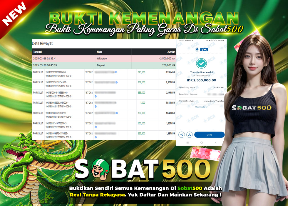 BUKTI JACKPOT SLOT MAHJONG WAYS TERPERCAYA DI INDONESIA TGL 26-03-2025
