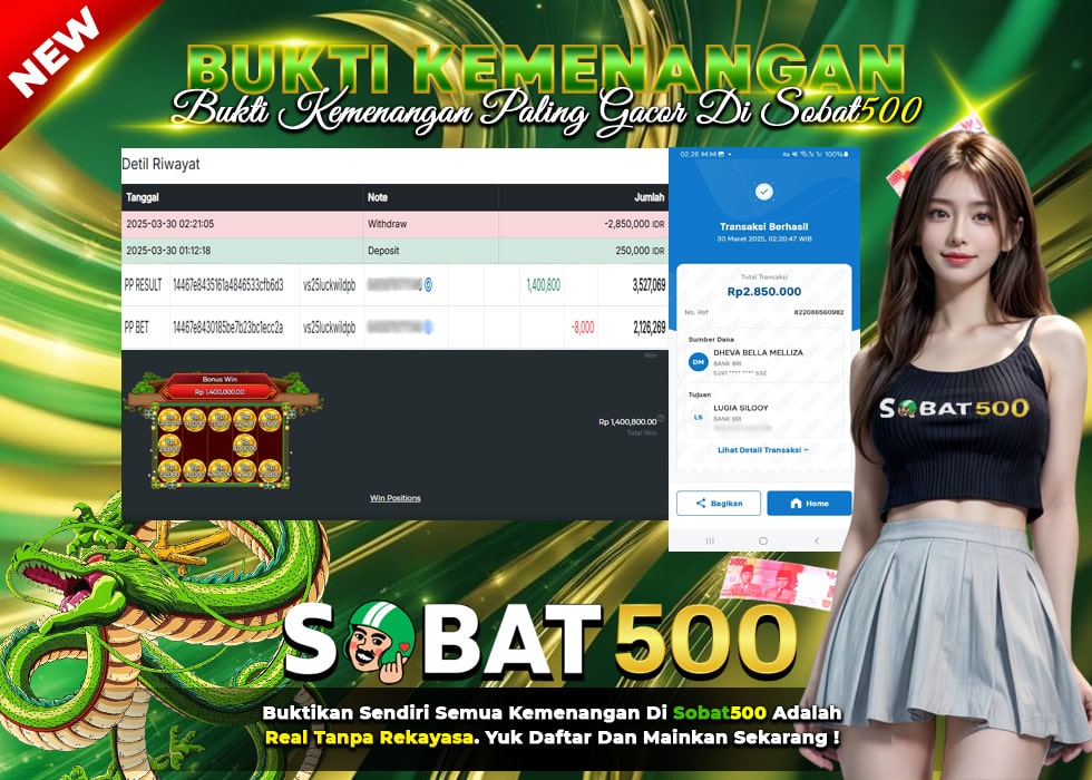 BUKTI JACKPOT SLOT LUCKY’S WILD PUB TERPERCAYA DI INDONESIA TGL 30-03-2025
