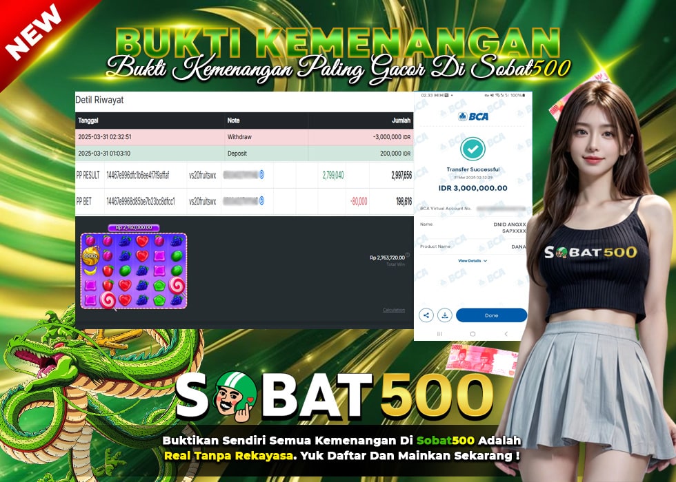 BUKTI JACKPOT SLOT SWEET BONANZA 1000 TERPERCAYA DI INDONESIA TGL 31-03-2025