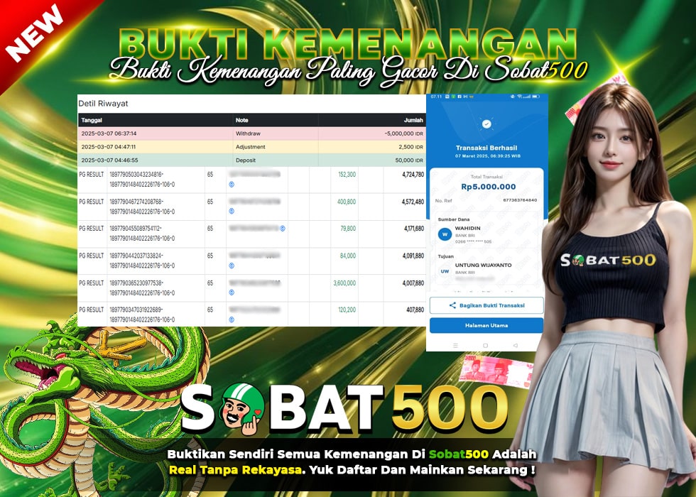 BUKTI JACKPOT SLOT MAHJONG WAYS TERPERCAYA DI INDONESIA TGL 07-03-2025