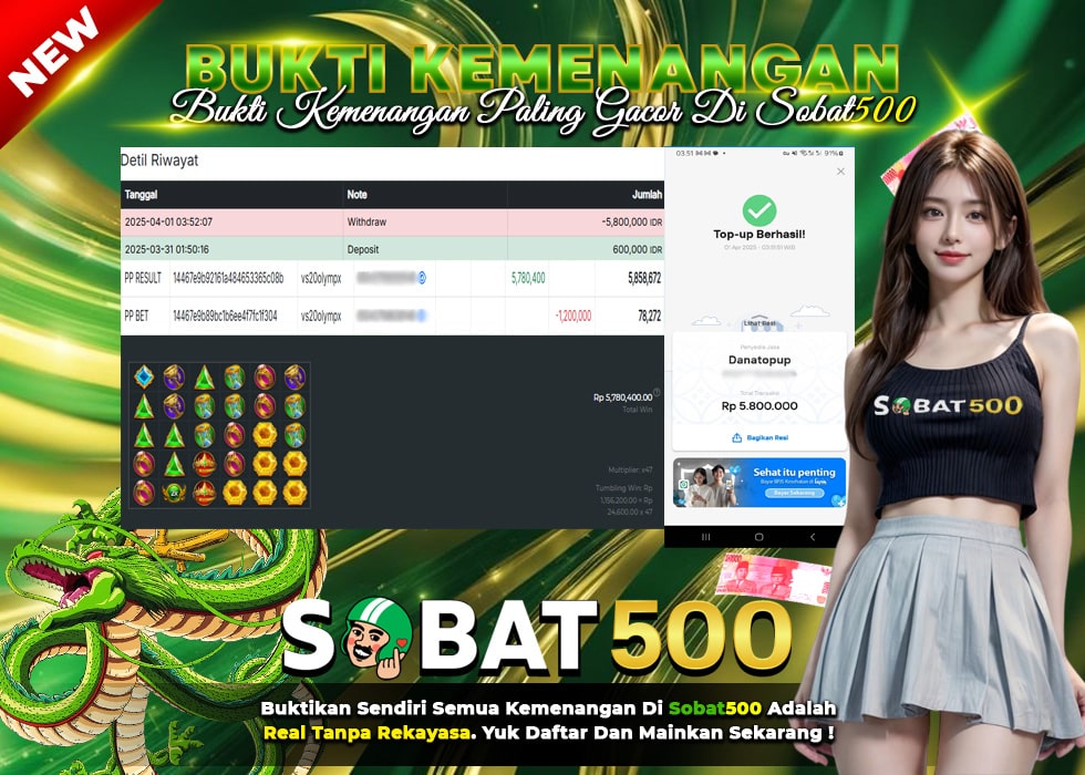 BUKTI JACKPOT SLOT GATES OF OLYMPUS 1000 TERPERCAYA DI INDONESIA TGL 01-04-2025