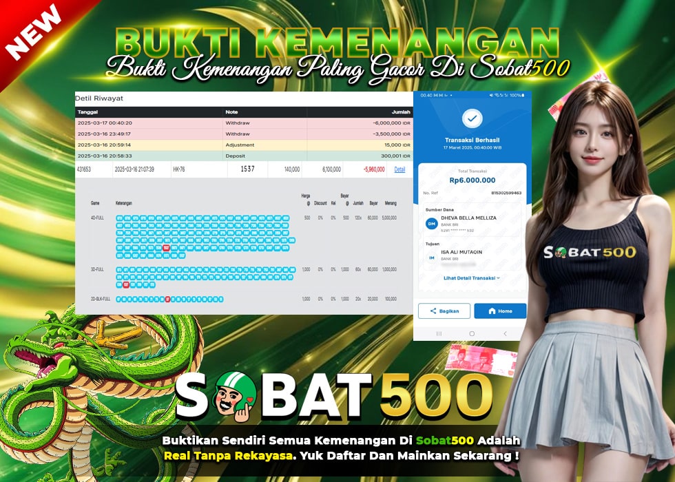 BUKTI JACKPOT TOGEL HONGKONG TERPERCAYA DI INDONESIA TGL 17-03-2025