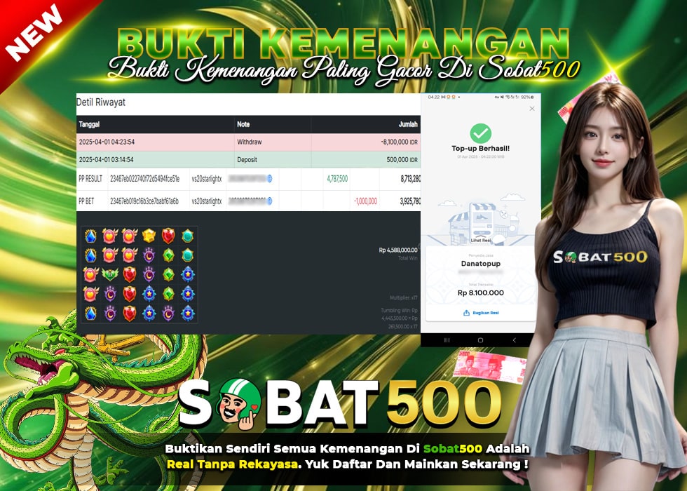 BUKTI JACKPOT SLOT STARLIGHT PRINCES 1000 TERPERCAYA DI INDONESIA TGL 01-04-2025