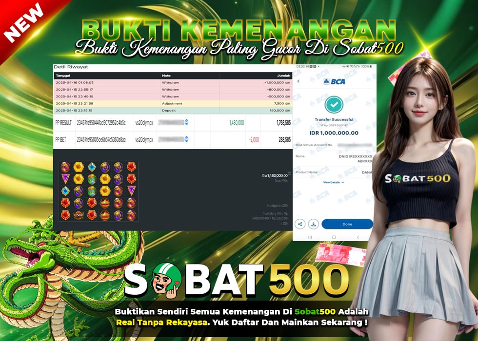 BUKTI JACKPOT SLOT GATES OF OLYMPUS 1000 TERPERCAYA DI INDONESIA TGL 16-04-2025