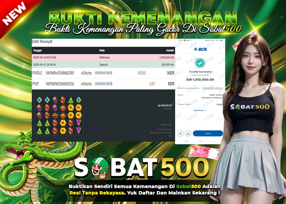 BUKTI JACKPOT SLOT GATES OF OLYMPUS 1000 TERPERCAYA DI INDONESIA TGL 13-04-2025