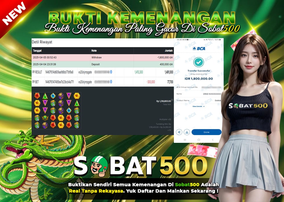 BUKTI JACKPOT SLOT GATES OF OLYMPUS TERPERCAYA DI INDONESIA TGL 05-04-2025