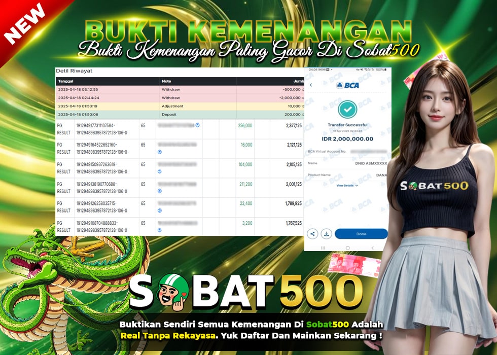 BUKTI JACKPOT SLOT MAHJONG WAYS TERPERCAYA DI INDONESIA TGL 18-04-2025