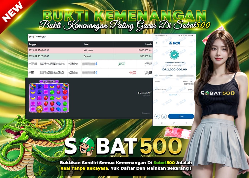 BUKTI JACKPOT SLOT SWEET BONANZA 1000 TERPERCAYA DI INDONESIA TGL 17-04-2025
