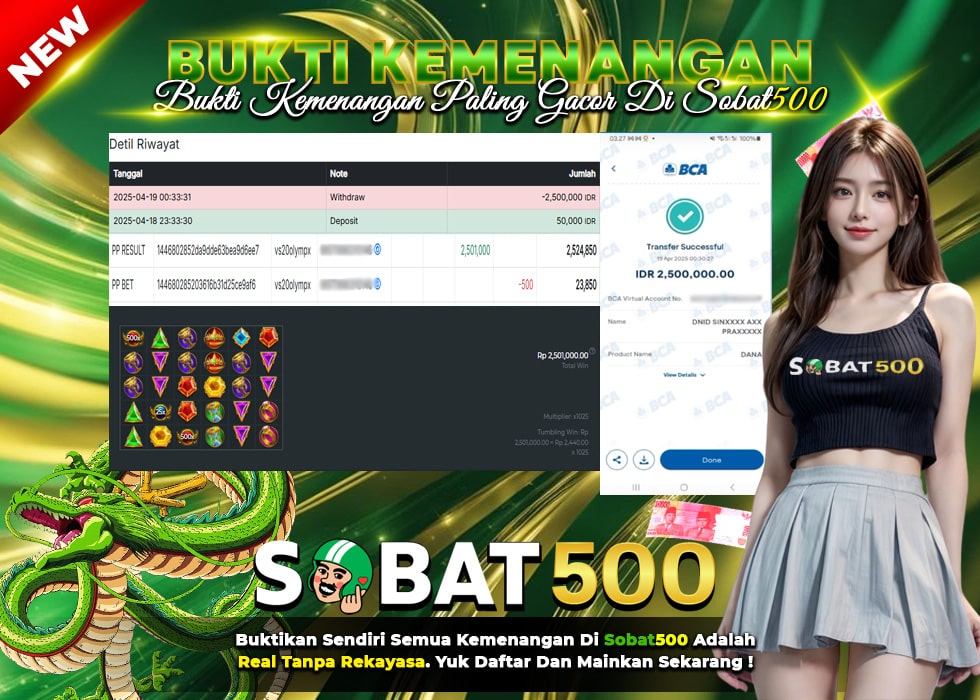 BUKTI JACKPOT SLOT GATES OF OLYMPUS 1000 TERPERCAYA DI INDONESIA TGL 19-04-2025