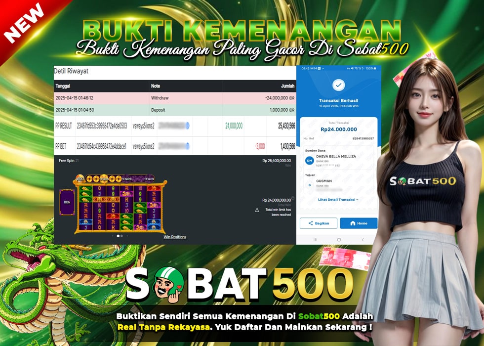BUKTI JACKPOT SLOT 5 LIONS MEGAWAYS 2 TERPERCAYA DI INDONESIA TGL 15-04-2025