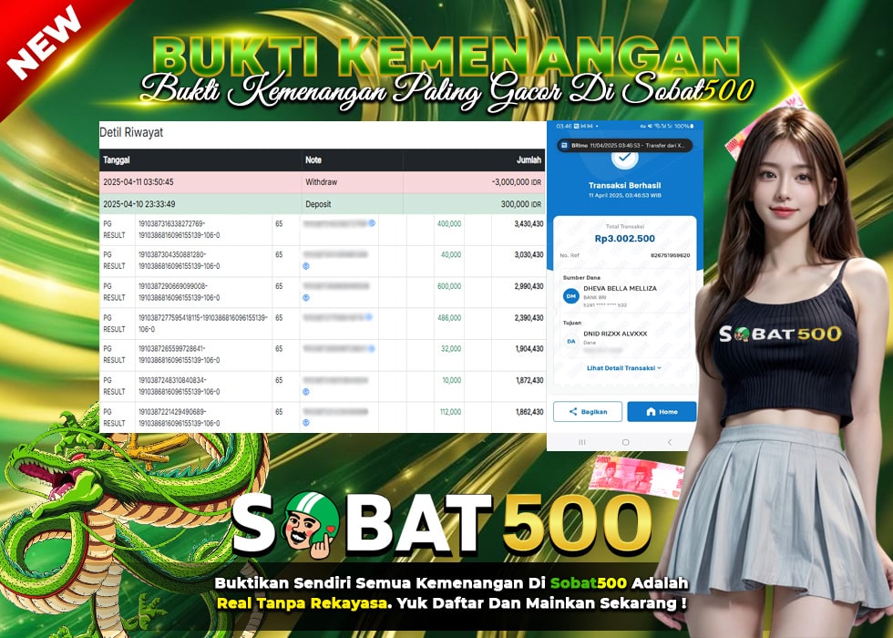 BUKTI JACKPOT SLOT MAHJONG WAYS TERPERCAYA DI INDONESIA TGL 11-04-2025
