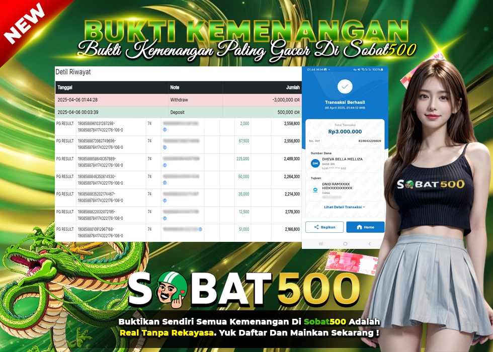 BUKTI JACKPOT SLOT MAHJONG WAYS TERPERCAYA DI INDONESIA TGL 06-04-2025