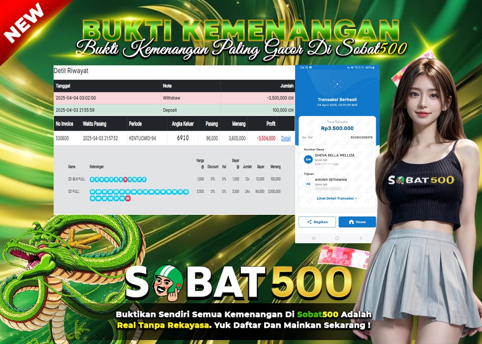BUKTI JACKPOT TOGEL KENTUCKYMID TERPERCAYA DI INDONESIA TGL 04-04-2025