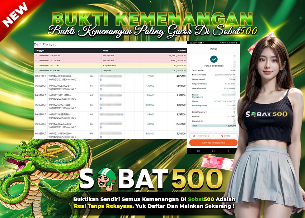 BUKTI JACKPOT SLOT MAHJONG WAYS TERPERCAYA DI INDONESIA TGL 02-04-2025
